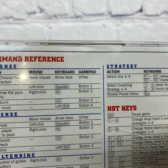 NHL 98 PC Game CD Rom Windows 95 - Disc is Like New Condition - Cracked Case - Picture 3 of 6